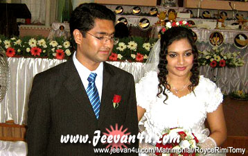 Royce Rimi Tomy Marriage Photos